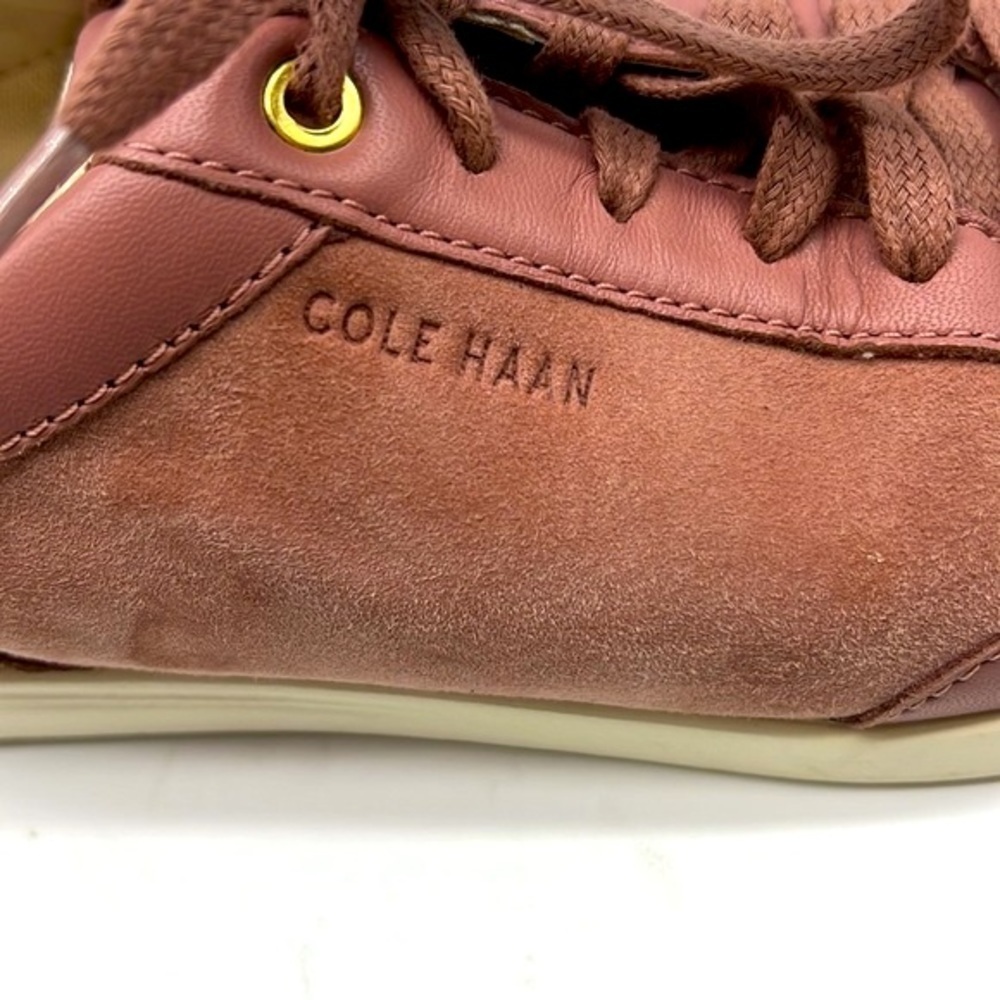 Cole Haan - Burlwood Grand Crosscourt Turf Suede Leather Sneakers Size 8 - Picture 6 of 16
